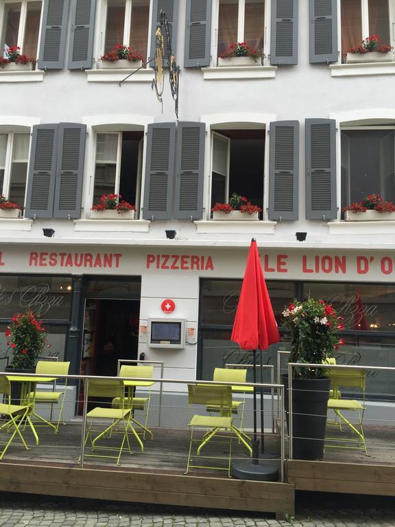 Hôtel-Restaurant Le Lion d'Or Porrentruy Exterior foto