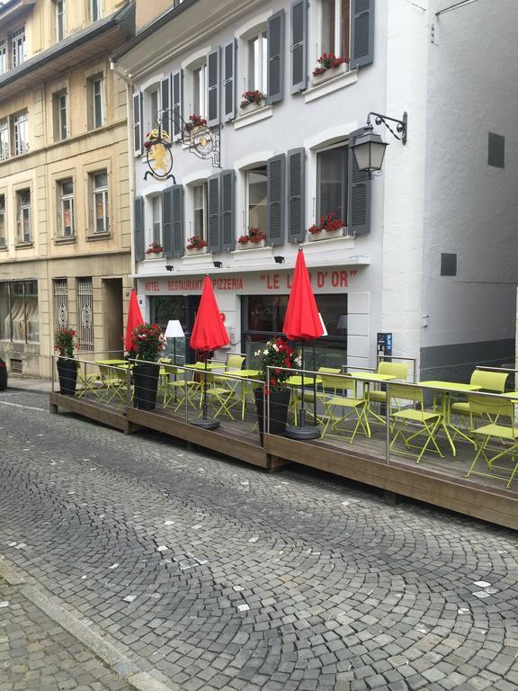 Hôtel-Restaurant Le Lion d'Or Porrentruy Exterior foto